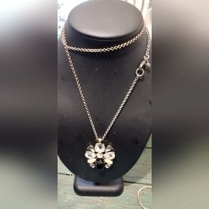 J.CREW faceted glass amulet pre-owned